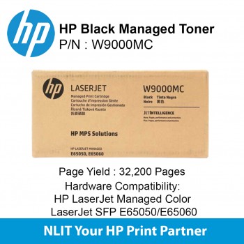 HP Original Toner : HP  Black M : 32200pgs : W9000MC : 2 Yrs Warranty W9000MC