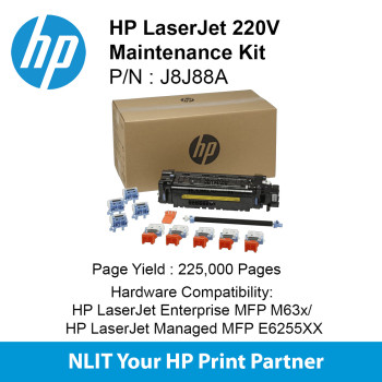HP LaserJet 220V Maintenance Kit : Std : Up To 225,000pgs : J8J88A J8J88A