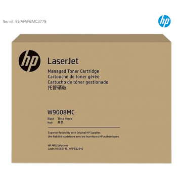 HP Original Toner : HP  Black Ma : 23000pgs : W9008MC : 2 Yrs Warranty W9008MC