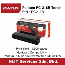 Pantum PC-216B Toner : Standard : 1600 pages