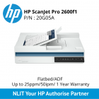 HP ScanJet Pro 2600 f1 Flatbed Scanner (20G05A)