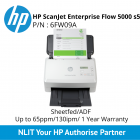 HP ScanJet Enterprise Flow 5000 S5 Sheet-Feed Scanner (6FW09A)