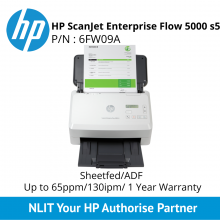 HP ScanJet Enterprise Flow 5000 S5 Sheet-Feed Scanner (6FW09A)
