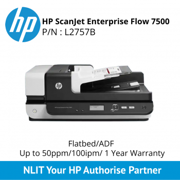 HP ScanJet Enterprise Flow 7500 Flatbed Scanner (L2725B)