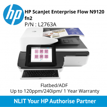 HP ScanJet Enterprise Flow N9120 fn2 Document Flatbed Scanner (L2763A) 