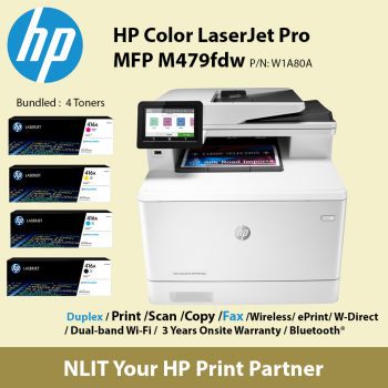 HP Color LaserJet Pro MFP M479fdw Printer (W1A80A)  Estimated Stock Arrival 28/2 